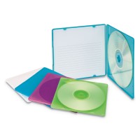 Innovera IVR81910 Slim CD Case Holds One CD; Polypropylene; 10 per Pack